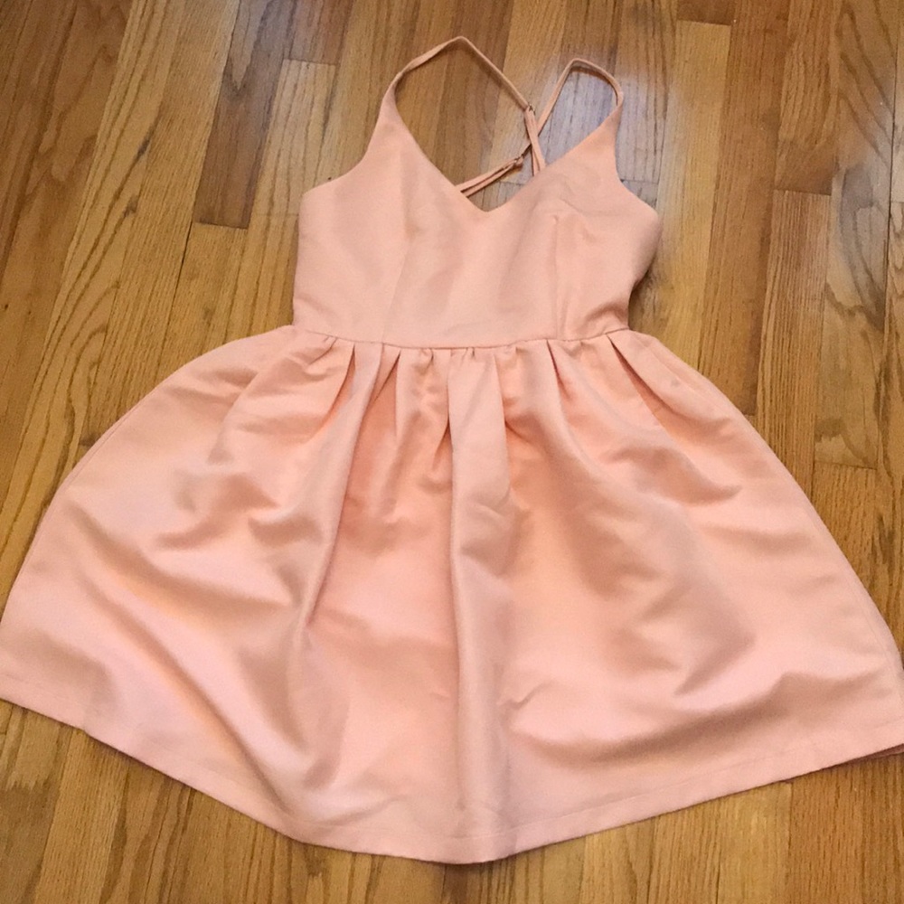 NWOT. Skater dress. Pink. Size small